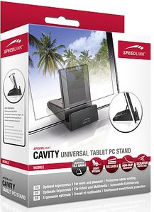 CAVITY Universal Tablet PC Stand, Tisch-Ständer, schwarz