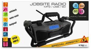 Jobsite Radio (Baustellen-Radio) TR15 - grau