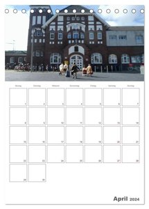 Wangerooge - Glücksort für Groß und Klein (Tischkalender 2024 DIN A5 hoch), CALVENDO Monatskalender