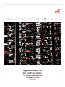 Literarischer Wein - Kalender 2024
