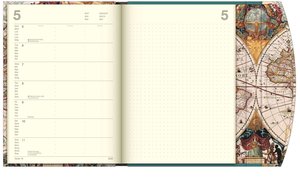 Antique Maps 2025 - Diary - Buchkalender - Taschenkalender - 16x22