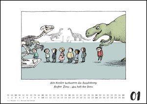 Alle Kinder 2021 - Freche Alle-Kinder-Witze - Illustriert von Anke Kuhl - F?r Kinder und Erwachsene - Wandkalender - Format 42 x 29,7 cm