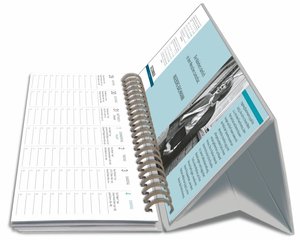 Der literarische Tischplaner  2026 - Wochenkalender mit Zitaten und Biografien ausgewählter Autorinnen und Autoren