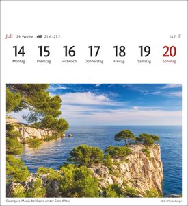 Provence Sehnsuchtskalender 2025 - Wochenkalender mit 53 Postkarten