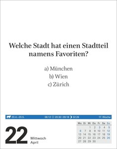 Wissen Tagesabreißkalender 2026