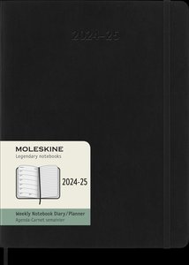 Moleskine 18 Monate Wochenkalender 2024/2025, XL