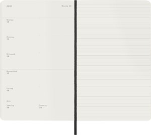 Moleskine 12 Monate Wochen Notizkalender Deutsch 2025, Large/A5