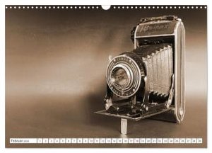 Fotokameras - alt und schön (Wandkalender 2024 DIN A3 quer), CALVENDO Monatskalender