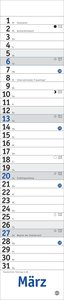 Planer Mini-long, blau Kalender 2022