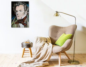 Premium Textil-Leinwand 50 cm x 75 cm hoch Franz Schubert