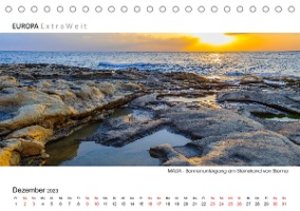 MALTESISCHE IMPRESSIONEN - Panoramabilder (Tischkalender 2023 DIN A5 quer)
