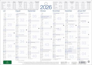 Tafelkalender A5 2026