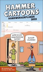 Butschkow: Hammer Cartoons Handwerkerplaner Kalender 2022