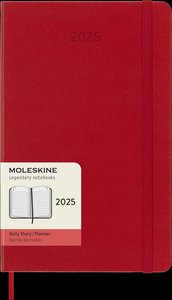 Moleskine 12 Monate Tageskalender 2025, Large/A5