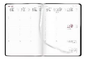 Wochenplaner XL Sydney Carbon 2022 - Büro-Kalender A5 - Cheftimer 17x24 cm - 1 Woche 2 Seiten - 144 Seiten - Alpha Edition