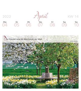 Wo Himmel und Erde sich berühren 2022 - Postkartenkalender mit 53 Gartenmotiven