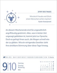 Steinbock Sternzeichenkalender 2026
