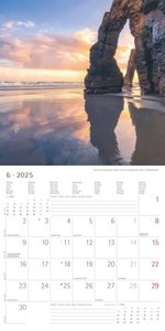 Am Meer 2025 - Broschürenkalender 30x30 cm (30x60 geöffnet) - Kalender mit Platz für Notizen - By the Sea - Bildkalender - Wandplaner - Wandkalender