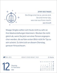Waage Sternzeichenkalender 2026