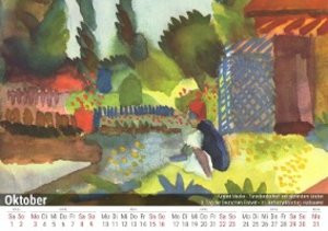 August Macke 2022 - Timokrates Kalender, Tischkalender, Bildkalender - DIN A5 (21 x 15 cm)