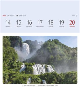 Das Glück liegt in Italien Postkartenkalender 2025 - Wochenkalender mit 53 Postkarten, 53 besondere Orte entdecken