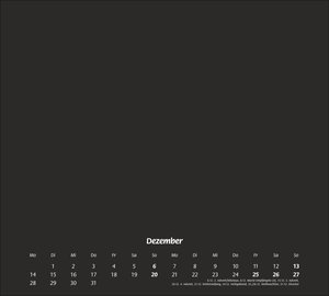 times&more Bastelkalender schwarz 2026