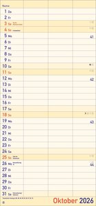 Großdruck Planer für zwei 2026