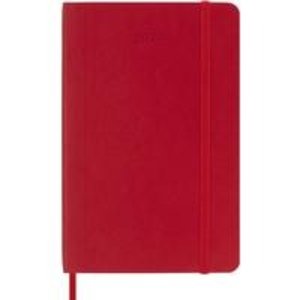 Moleskine 12 Monate Wochen Notizkalender 2024, Pocket/A6, Scharlachrot