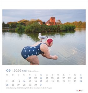 Sylt Impressionen Postkartenkalender 2026