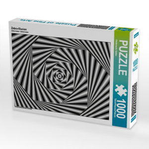 CALVENDO Puzzle Zebra-Illusion 1000 Teile Puzzle quer