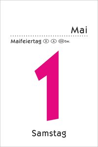 Tagesabreißkalender groß 2026