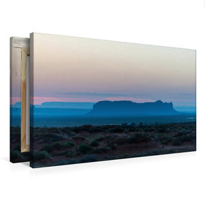 Premium Textil-Leinwand 75 cm x 50 cm quer Monument Valley