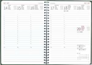 Wochenplaner Nature Line Pine 2025 - Taschen-Kalender A5 - 1 Woche 2 Seiten - Ringbindung - 128 Seiten - Umwelt-Kalender - mit Hardcover - Alpha Edition