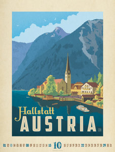 Travel Time Kalender - Reise-Plakate 2023