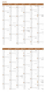 Wölfe Kalender 2025 - 30x30