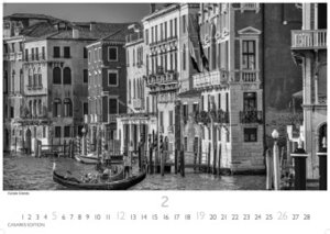 Venedig schw.-weiss 2023 S 50x35cm