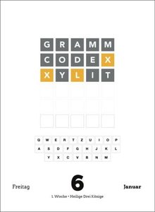 Wordle 2023  - Der offizielle Kalender zum Rätsel-Hype des Jahres