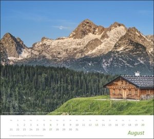 Alpen Bildkalender 2023. Beeindruckende Fotos schroffer Gipfel und luftiger Höhen in einem Wandkalender Großformat. Dekorativer Poster-Kalender für Bergfreunde.