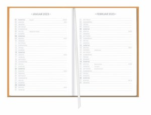 Neon Orange Kalenderbuch A5 Kalender 2022