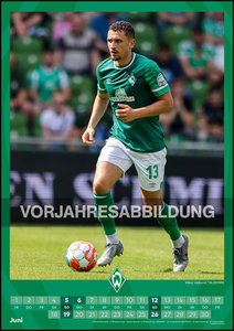 Werder Bremen 2023 - A3-Kalender - Fußball-Kalender - Fan-Kalender - 29,7x42 - Sport