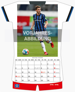 Hamburger SV 2023 - Trikotkalender - Fußball-Kalender - Fan-Kalender - 34,1x42