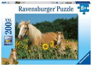 Ravensburger Kinderpuzzle - 12628 Pferdeglück - Pferde-Puzzle für Kinder ab 8 Jahren, mit 200 Teilen im XXL-Format