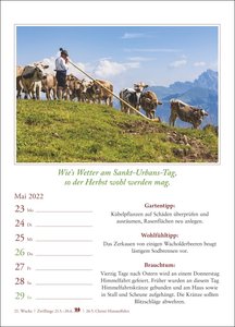 Bauernweisheiten Kalender 2022