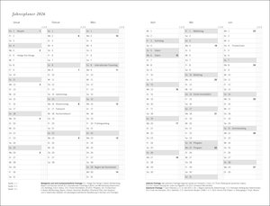 Diario Wochen-Kalenderbuch A6, grün 2025