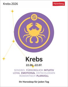 Krebs Sternzeichenkalender 2026