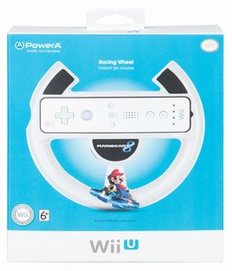 Power A RACING WHEEL Mario Kart 8, Lenkrad für Nintendo Wii U