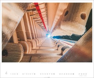 Architecture in Music Kalender 2026 - Musikinstrumente von innen
