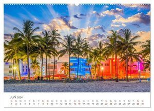 Florida - Eine Reise in den Sonnenscheinstaat. (Wandkalender 2024 DIN A2 quer), CALVENDO Monatskalender