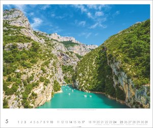 Provence Kalender 2026 - Blühende Lavendelfelder und malerische Dörfer