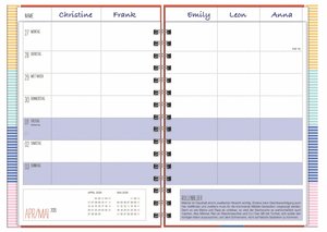 Mama AG Familienplaner Buch A5 2026